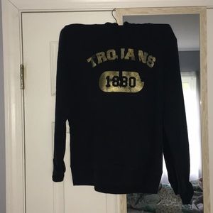 Black and gold PINK hoodie.